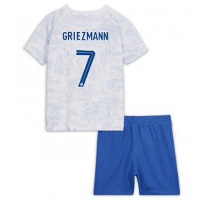 France Antoine Griezmann #7 Replica Away Stadium Kit for Kids World Cup 2022 Short Sleeve (+ pants)